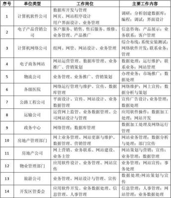計(jì)算機(jī)應(yīng)用技術(shù)專業(yè)畢業(yè)生工作崗位分析——核心方向 計(jì)算機(jī)技術(shù)開發(fā)